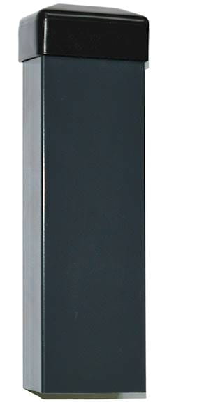 Słupek ogrodzeniowy grafitowy 60x40 mm H2000