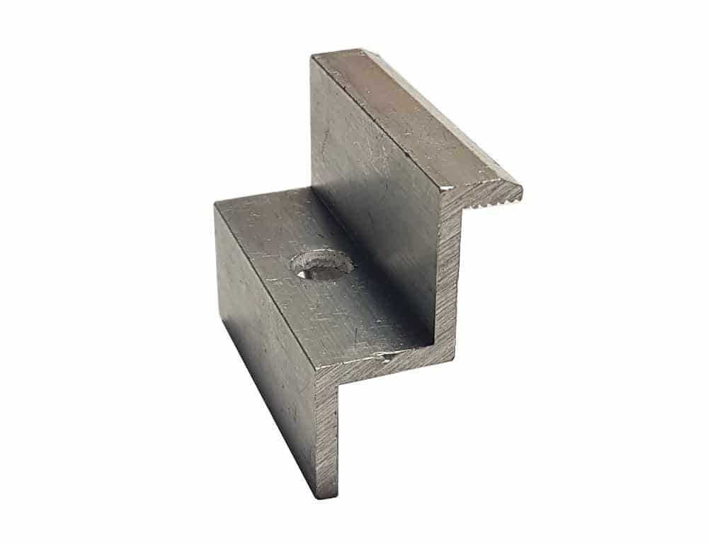 Klema aluminiowa końcowa do panela 35 mm (37,8)